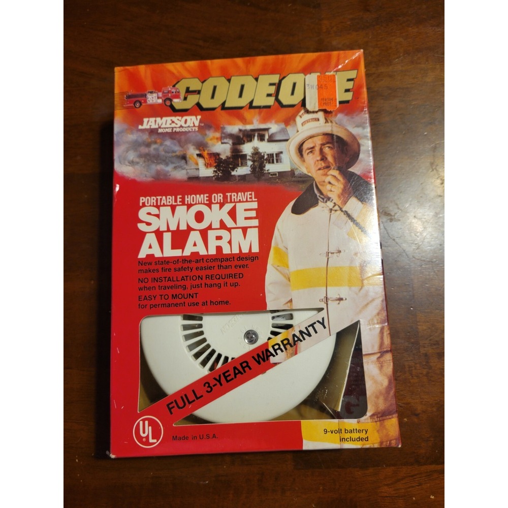 NEW In Box - Untested‎ 1985 Jameson Home Products Code One Smoke Alarm - C